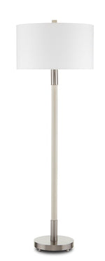 Currey and Company Bravo Gray Floor Lamp 8000-0096