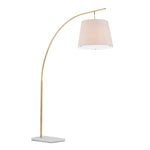 Currey and Company Cloister Brass Large Floor Lamp 8000-0125