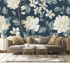 White Floral Tree Wallpaper