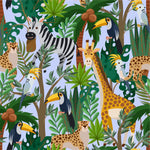 Modish Exotic Animals Wallpaper Fashionable