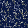 Wildflowers on Dark Background Wallpaper
