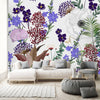 Purple Little Flowers Wallpaper