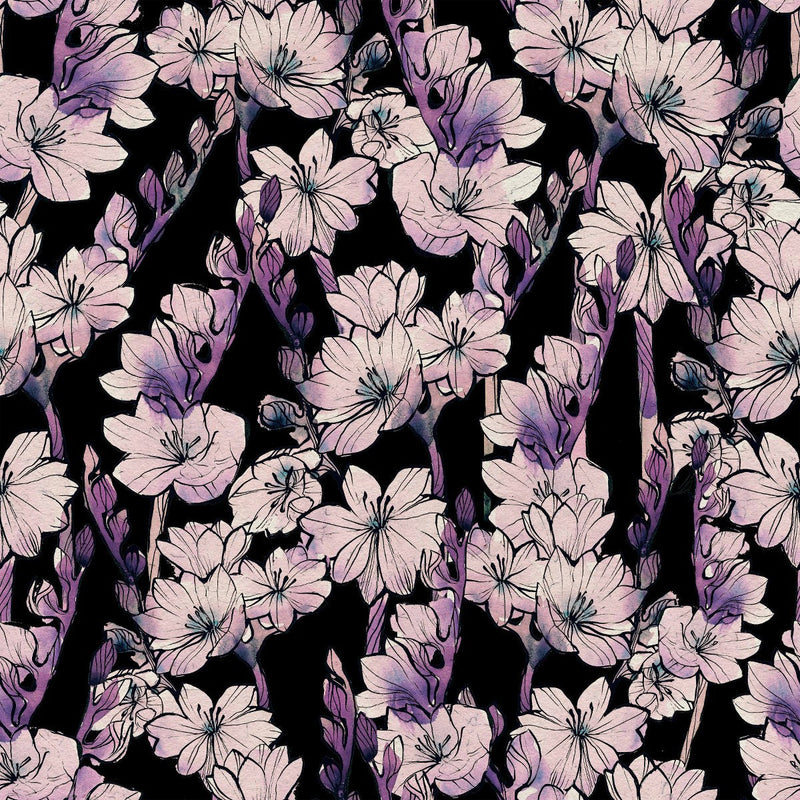 Purple Flowers Wallpaper