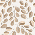 Elegant Beige Leaves Wallpaper Smart Quality