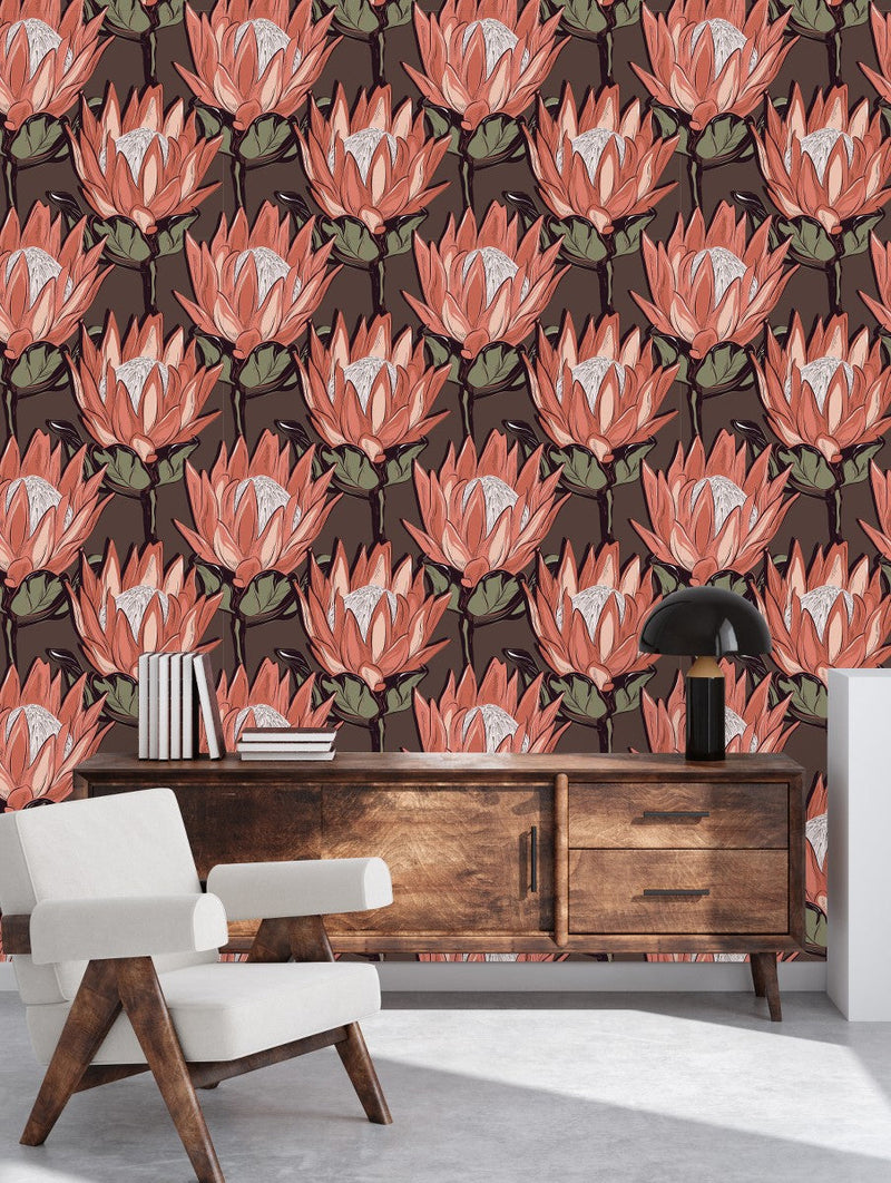 Red Protea Wallpaper