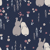 Dark Wallpaper with Hares