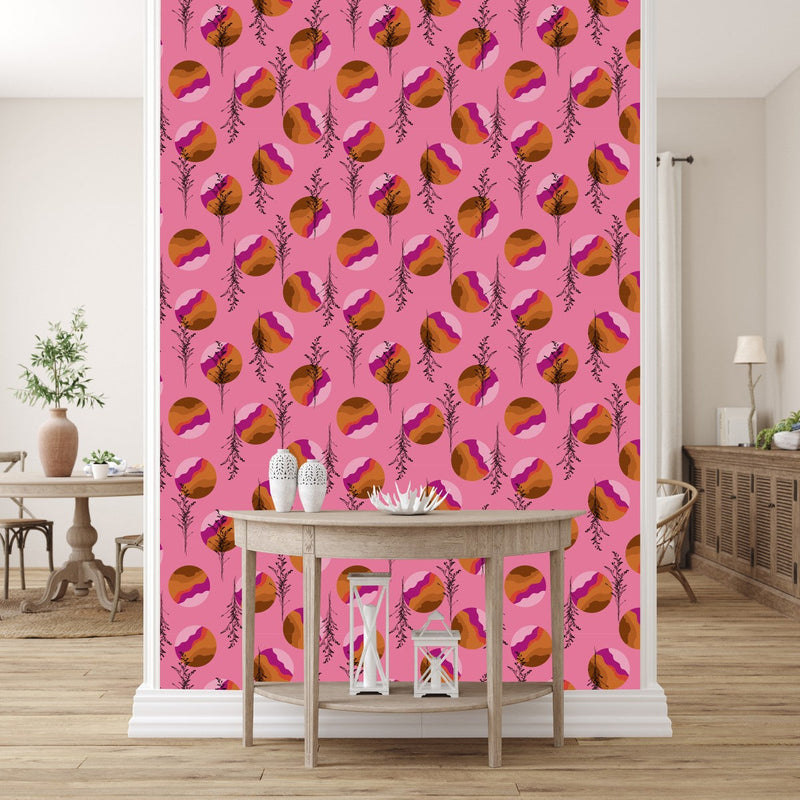 Brightly Pink Wallpaper