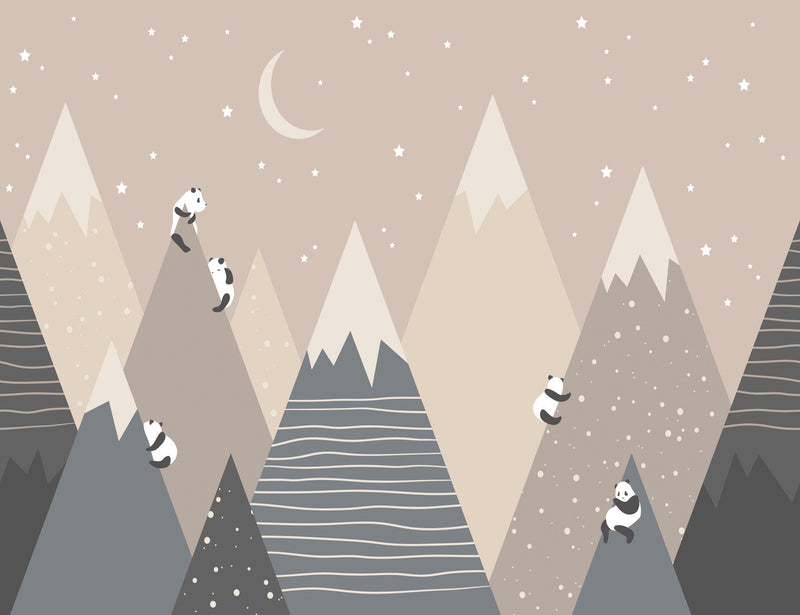 Beige Mountains Wallpaper