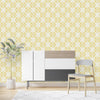 Brightly Yellow Pattern Wallpaper