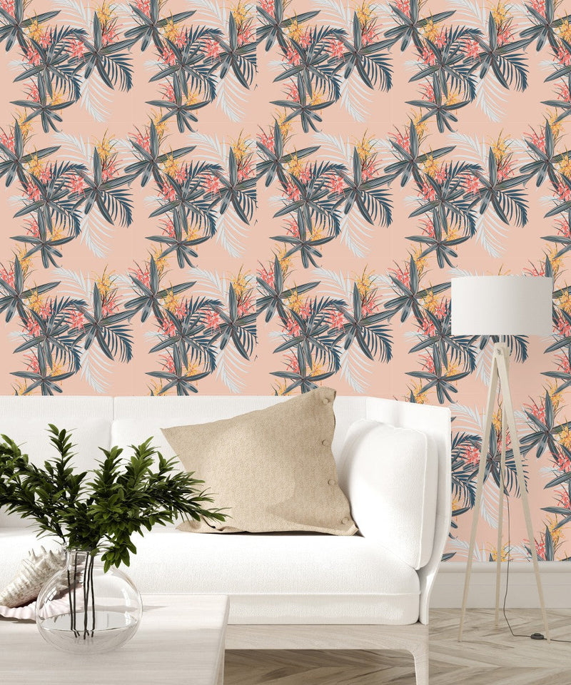 Modish Plant's Leaves Wallpaper Smart