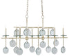 Currey and Company Sethos Silver Rectangular Chandelier 9000-0060