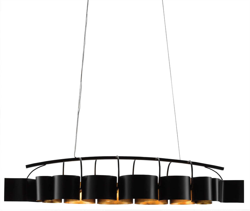 Currey and Company Marchfield Rectangular Chandelier 9000-0262