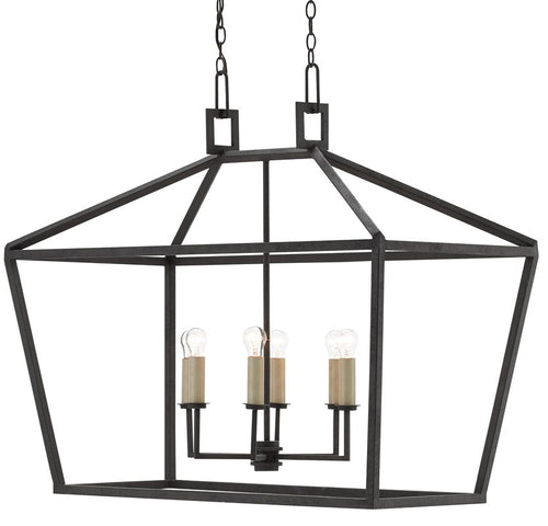 Currey and Company  Denison Rectangular Lantern 9000-0289