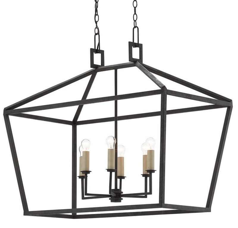 Currey and Company  Denison Rectangular Lantern 9000-0289