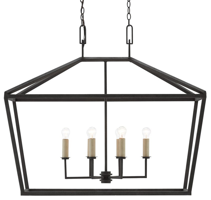 Currey and Company  Denison Rectangular Lantern 9000-0289