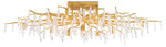 Currey and Company Forest Light Semi-Flush 9000-0423
