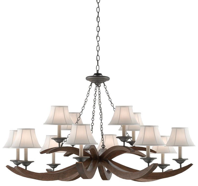 Currey and Company Whitlow Chandelier 9000-0433