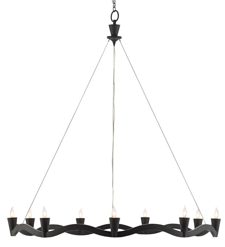 Currey and Company Serpentina Chandelier 9000-0461