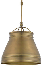 Currey and Company Lumley Brass Pendant 9000-0488