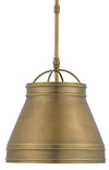 Currey and Company Lumley Brass Pendant 9000-0488