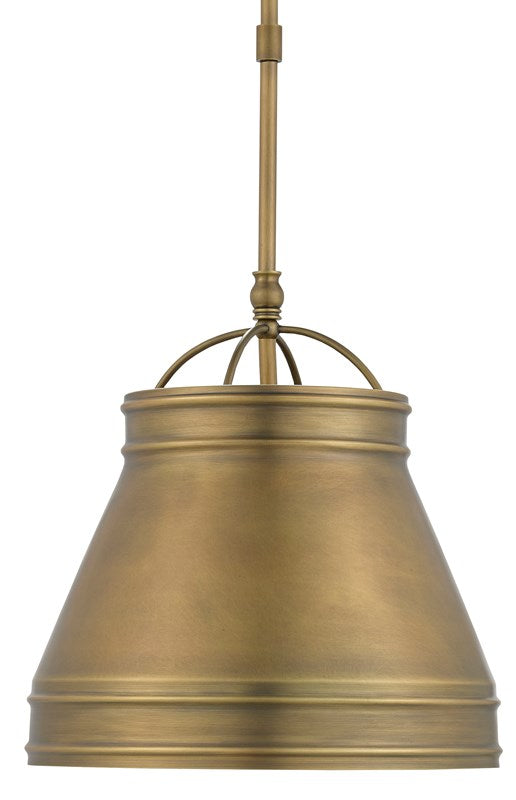 Currey and Company Lumley Brass Pendant 9000-0488