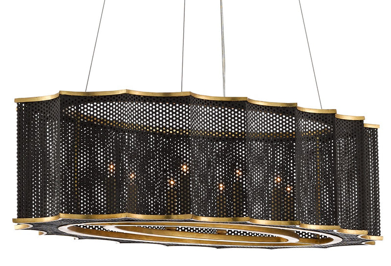 Currey and Company Nightwood Chandelier 9000-0512