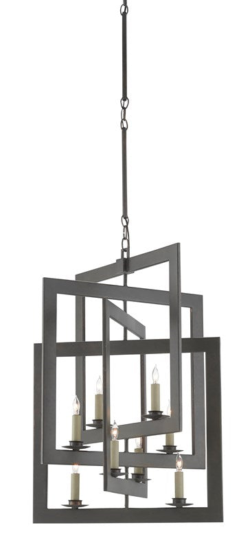 Currey and Company Middleton Bronze Small Chandelier 9000-0524