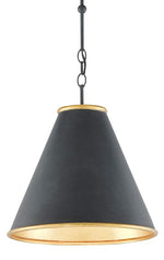 Currey and Company Pierrepont Black Small Pendant 9000-0534