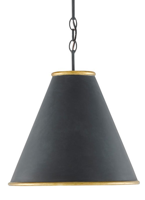 Currey and Company Pierrepont Black Small Pendant 9000-0534
