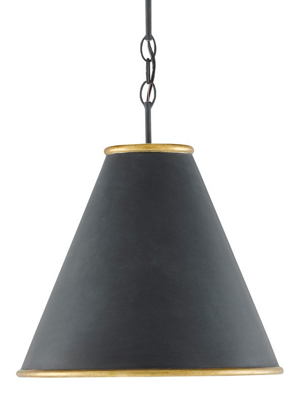 Currey and Company Pierrepont Black Small Pendant 9000-0534