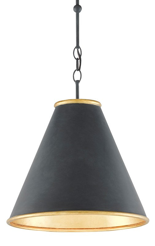 Currey and Company Pierrepont Black Small Pendant 9000-0534