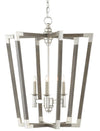 Currey and Company Bastian Small Gray Chandelier 9000-0605