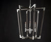 Currey and Company Bastian Small Gray Chandelier 9000-0605