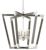 Currey and Company Bastian Large Gray Chandelier 9000-0606