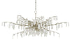 Currey and Company Forest Dawn Silver Chandelier 9000-0608