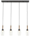Currey and Company Hightider Rectangular Chandelier 9000-0651