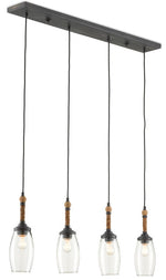 Currey and Company Hightider Rectangular Chandelier 9000-0651
