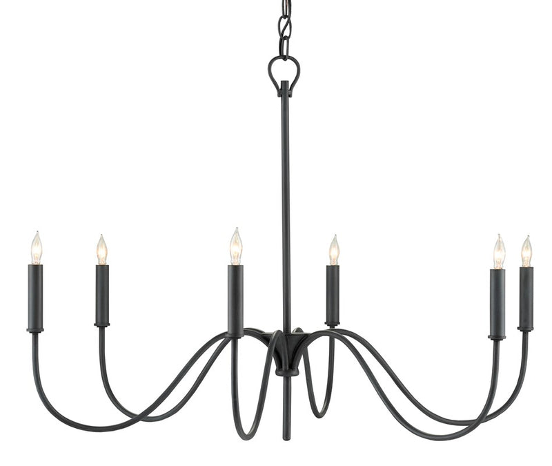 Currey and Company Tirrell Small Chandelier 9000-0653