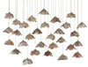 Currey and Company Catrice 30-Light Multi-Drop Pendant 9000-0679