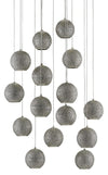 Currey and Company Giro Round 15-Light Multi-Drop Pendant 9000-0684