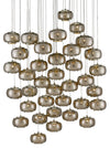 Currey and Company Pepper 36-Light Multi-Drop Pendant 9000-0694