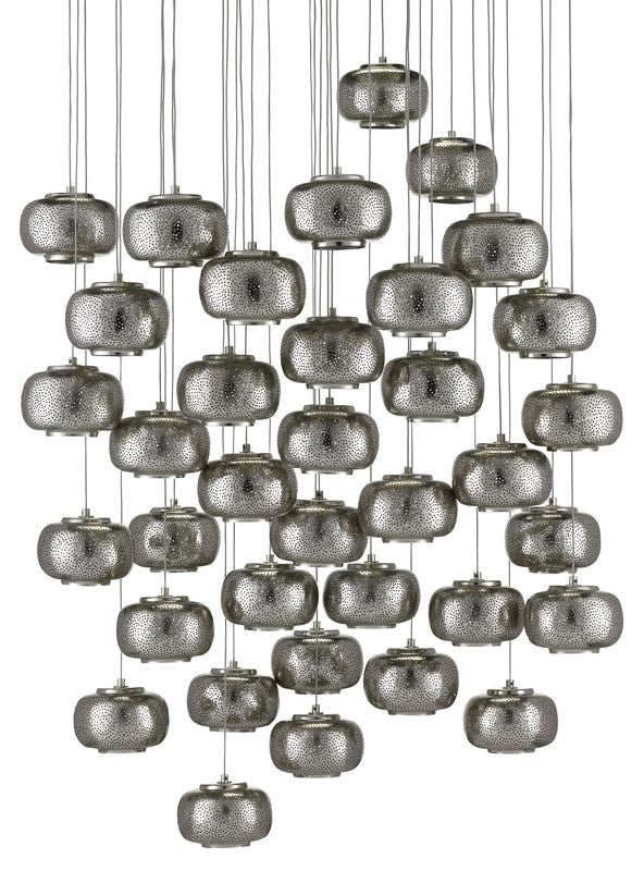 Currey and Company Pepper 36-Light Multi-Drop Pendant 9000-0694