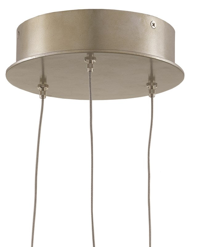 Currey and Company Birds Nest 3-Light Multi-Drop Pendant 9000-0696