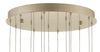 Currey and Company Birds Nest Round 15-Light Multi-Drop Pendant 9000-0698