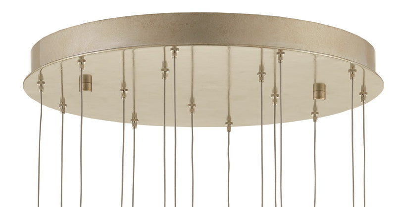 Currey and Company Birds Nest Round 15-Light Multi-Drop Pendant 9000-0698