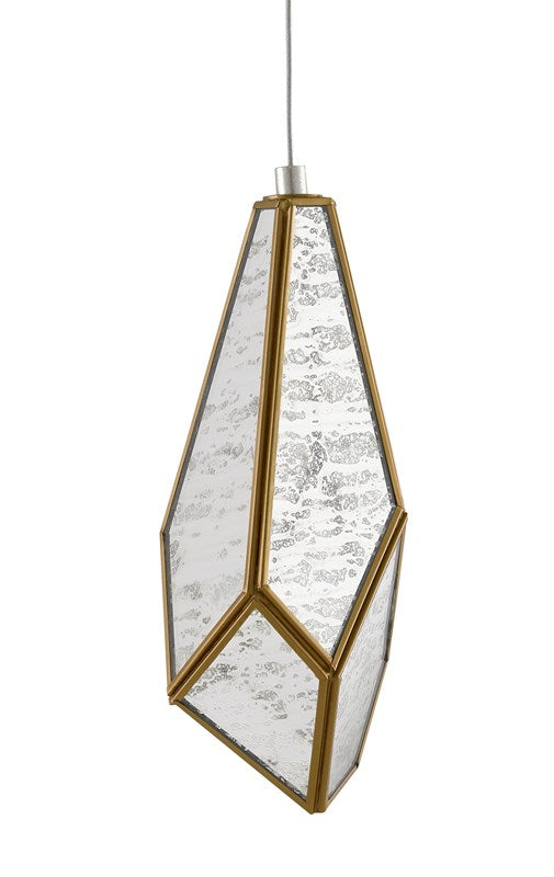 Currey and Company Glace 1-Light Multi-Drop Pendant 9000-0702