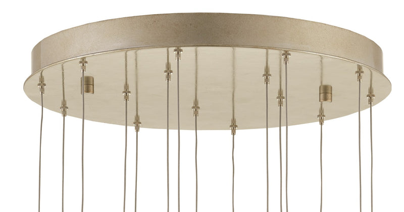 Currey and Company Glace Round 15-Light Multi-Drop Pendant 9000-0705