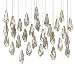 Currey and Company Glace 30-Light Multi-Drop Pendant 9000-0707