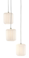 Currey and Company Dove 3-Light Multi-Drop Pendant 9000-0710