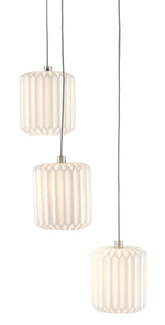 Currey and Company Dove 3-Light Multi-Drop Pendant 9000-0710